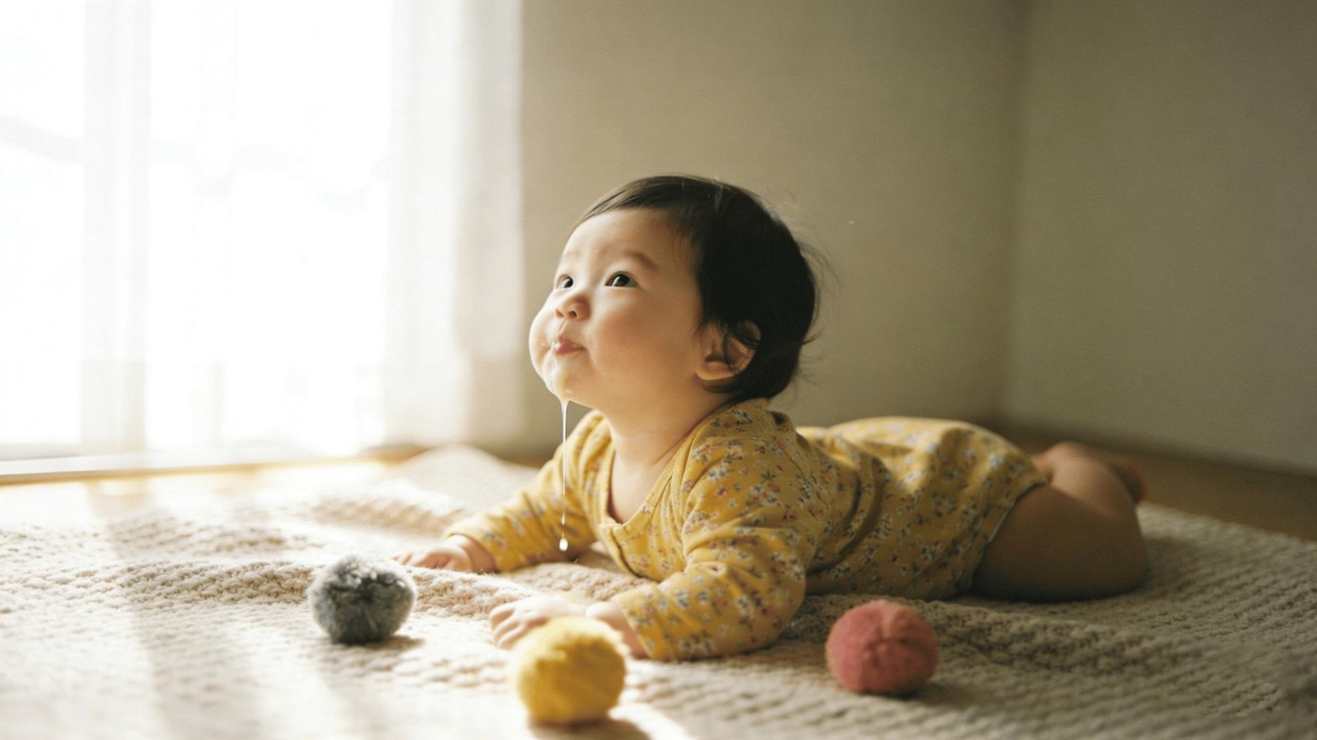 宝宝春季唇周干敏？萃莳礼小绿管守护口水疹肌