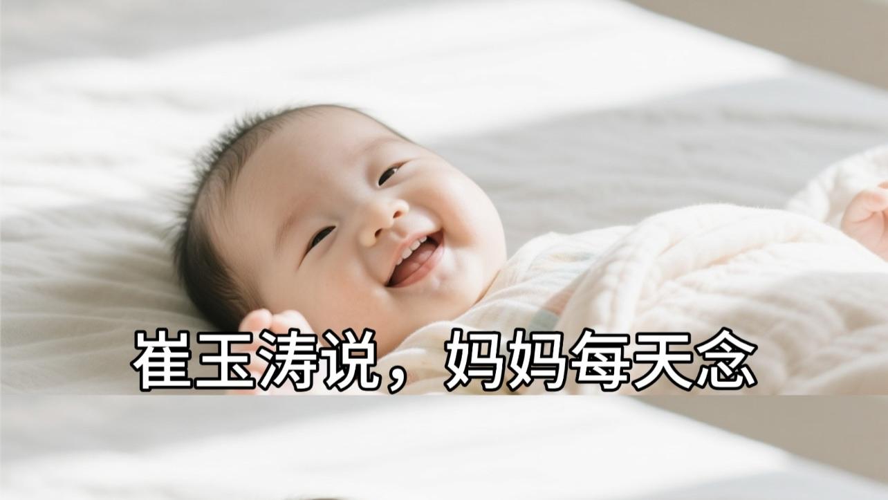 崔玉涛推荐的顺口溜！每天读2遍，宝宝早说话