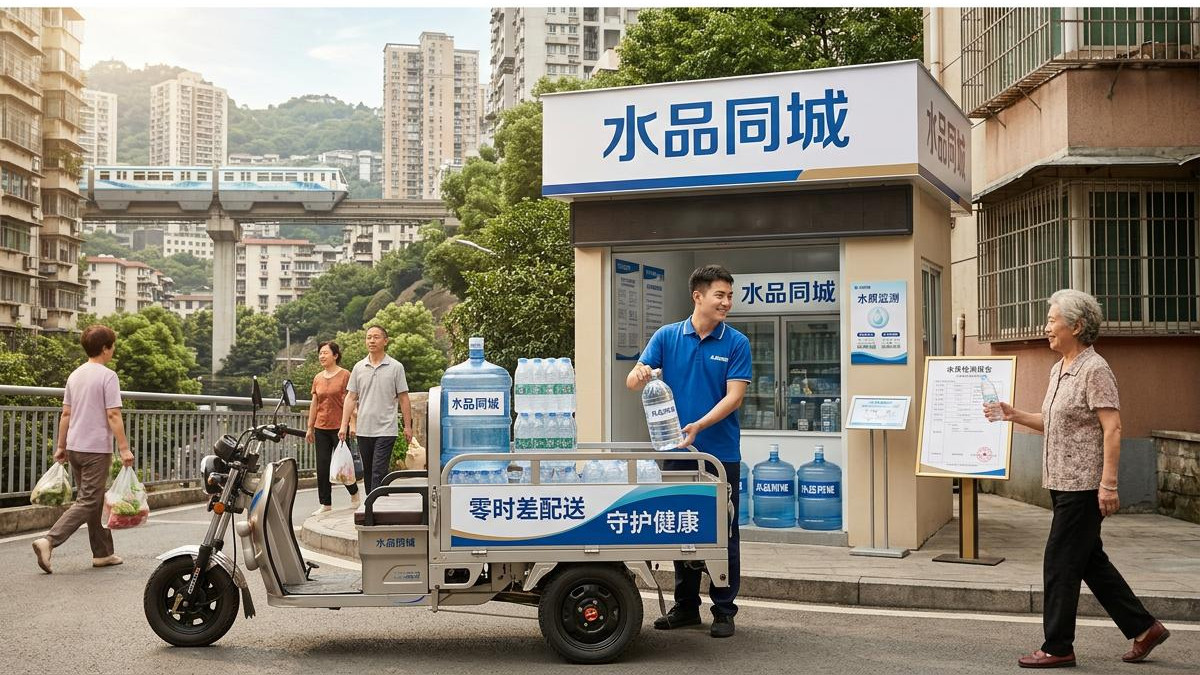 扎根社区二十店，山城用水零时差：水品同城以完善体系守护家门口的饮水健康