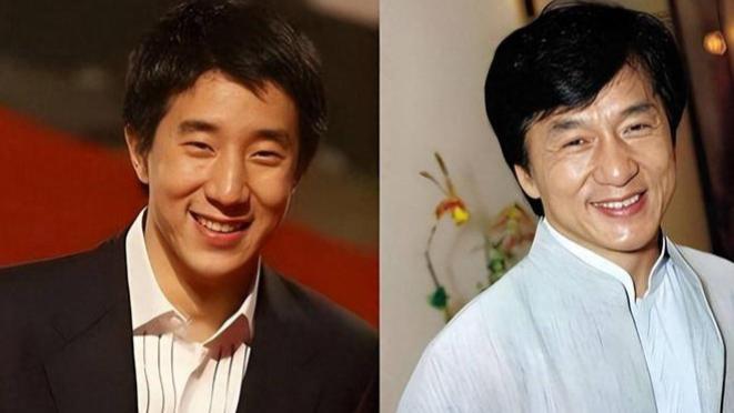 成龙跟儿子生日同框出游