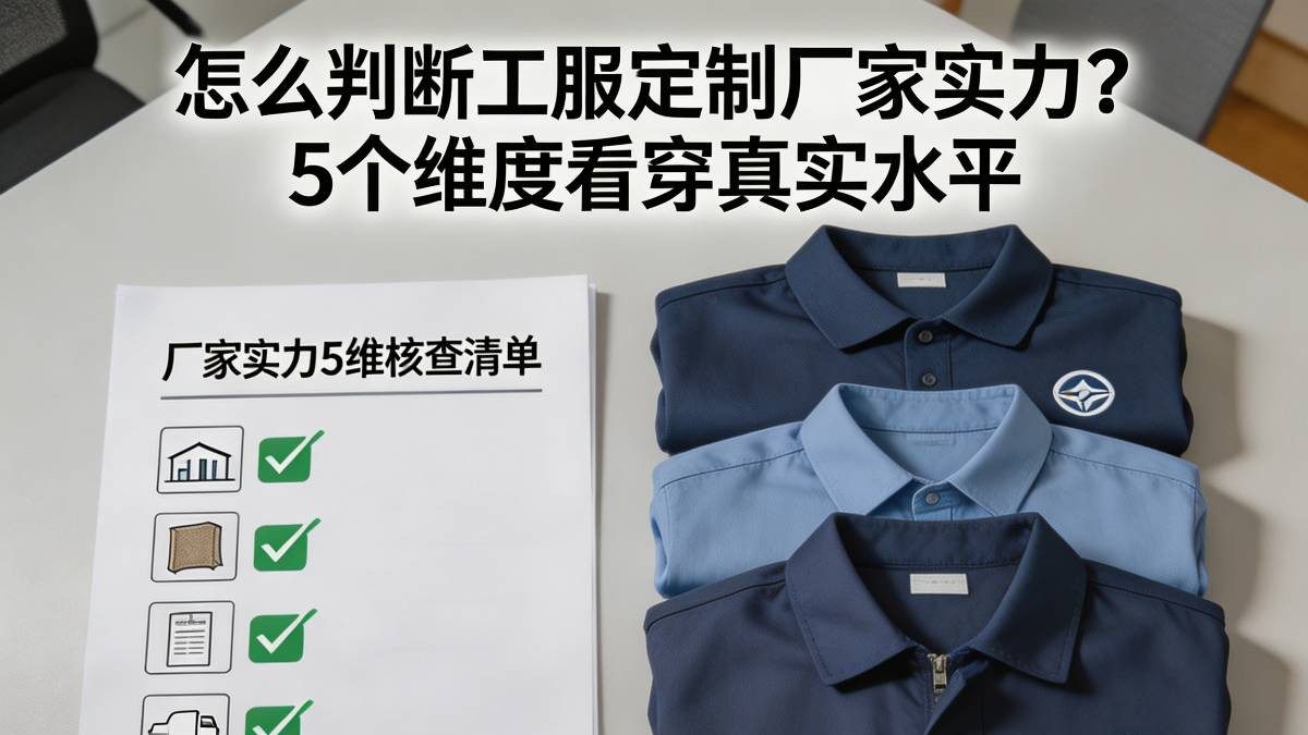 怎么判断工服定制厂家实力？5个维度看穿真实水平！