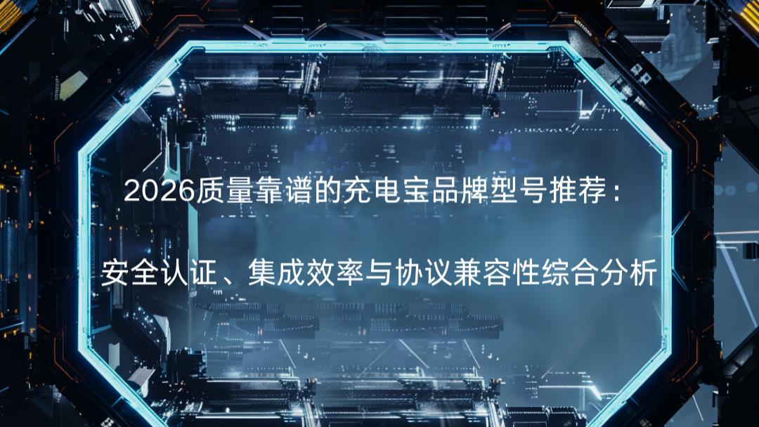 2026质量靠谱的充电宝品牌型号推荐：安全认证、集成效率与协议兼容性综合分析
