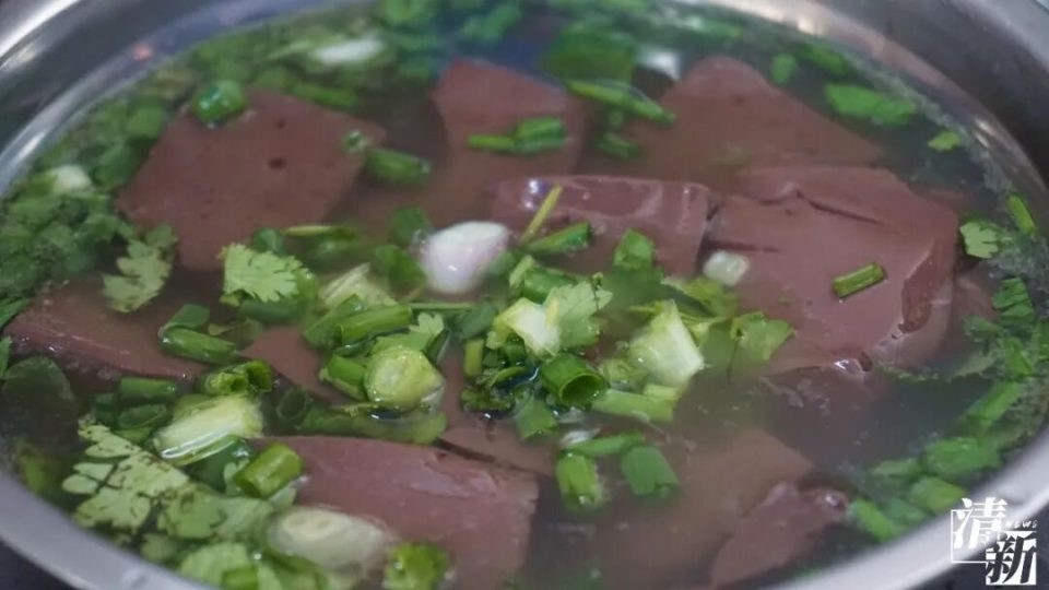 嫩滑！细腻！山塘这碗猪红汤太绝了！