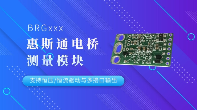 惠斯通电桥测量模块 支持恒压/恒流驱动与多接口输出