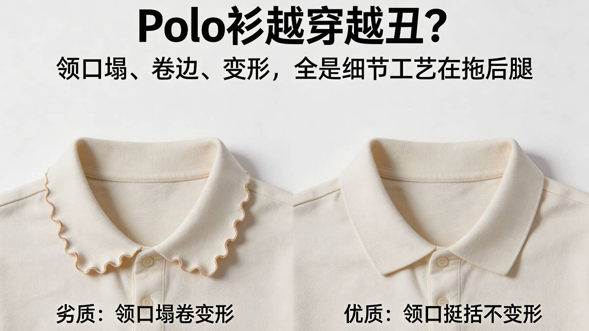 Polo衫越穿越丑？领口塌、卷边、变形，全是细节工艺在拖后腿