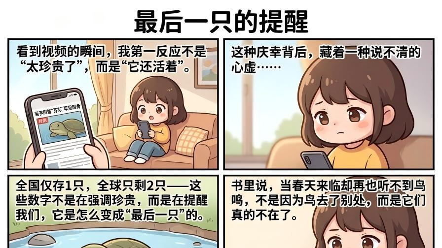 趁着假期去看了那只罕见斑鳖，隔着玻璃对视的一瞬间竟让人鼻酸