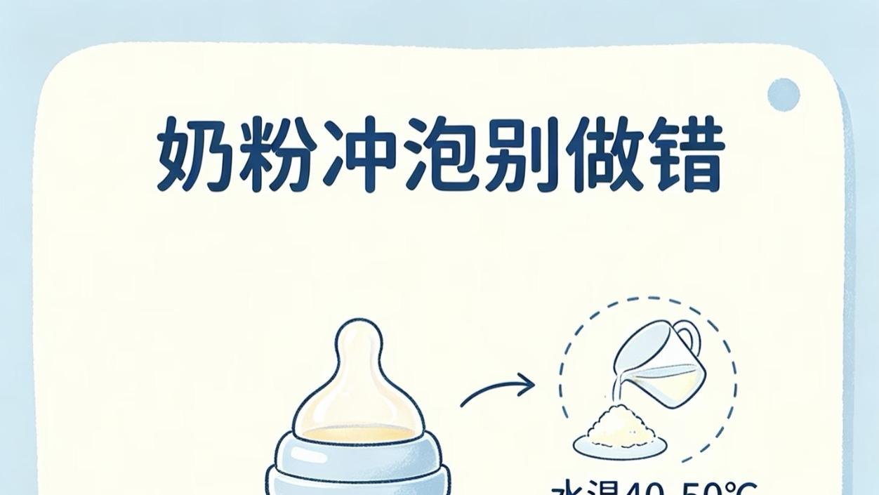 冲奶、喂水、拍嗝总出错？搞懂这3个“喂养细节”，宝宝少受罪妈妈少焦虑