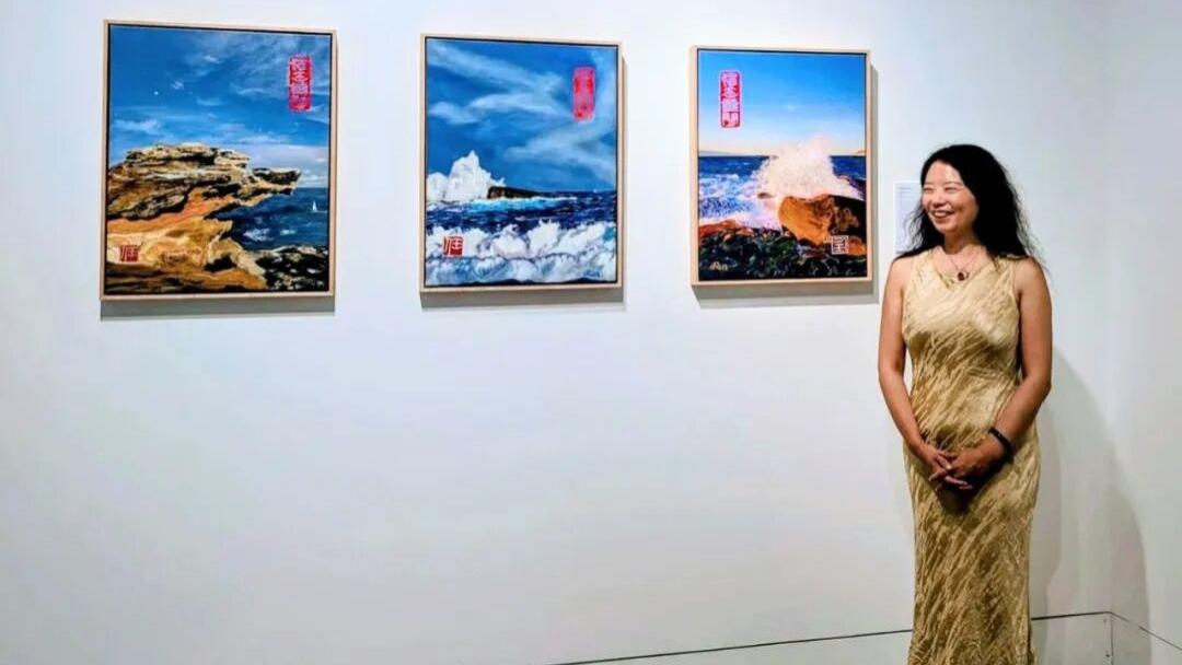 任静敏（Jingmin Ren）悉尼邦迪阁展出《心印流年 – Bondi系列》：东方哲学与海岸能量