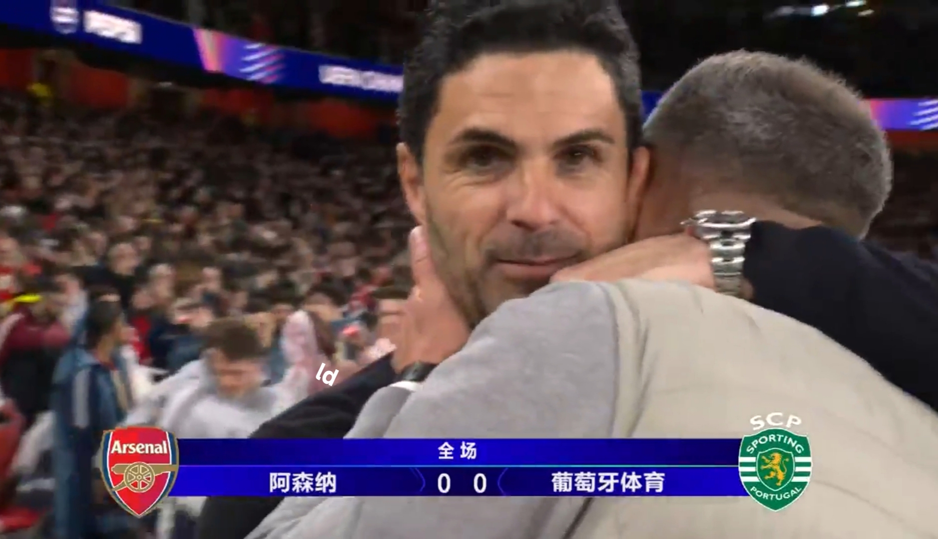 阿森纳挺进欧冠四强！

欧冠1/4决赛次回合，阿森纳主场0:0战平葡萄牙体育，以