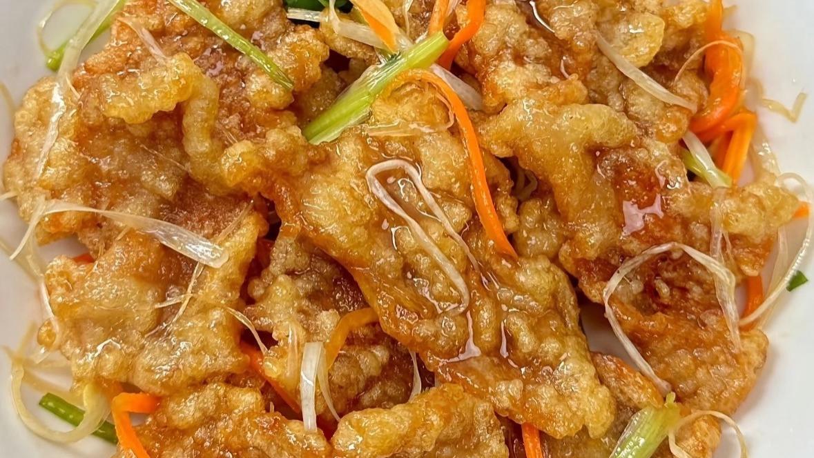 金黄酥脆锅包肉