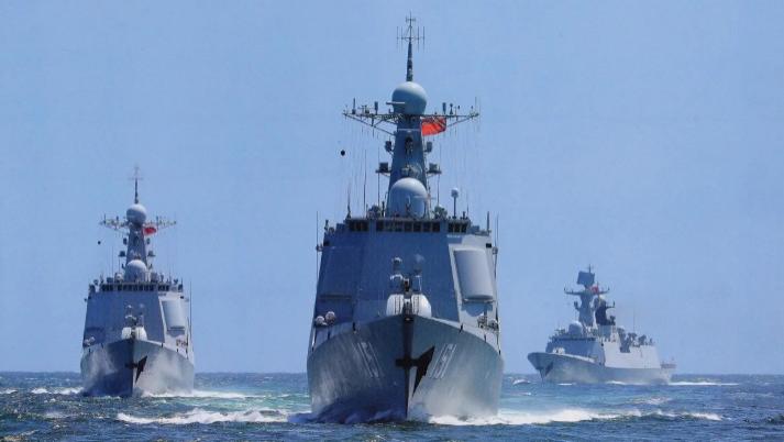 055大驱在世界是什么水平？这么说吧，有16艘的时候，地球上没谁敢打