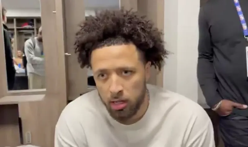 NBA常规赛活塞118-100战胜黄蜂。

活塞球员凯德-坎宁安在谈到活塞队本赛