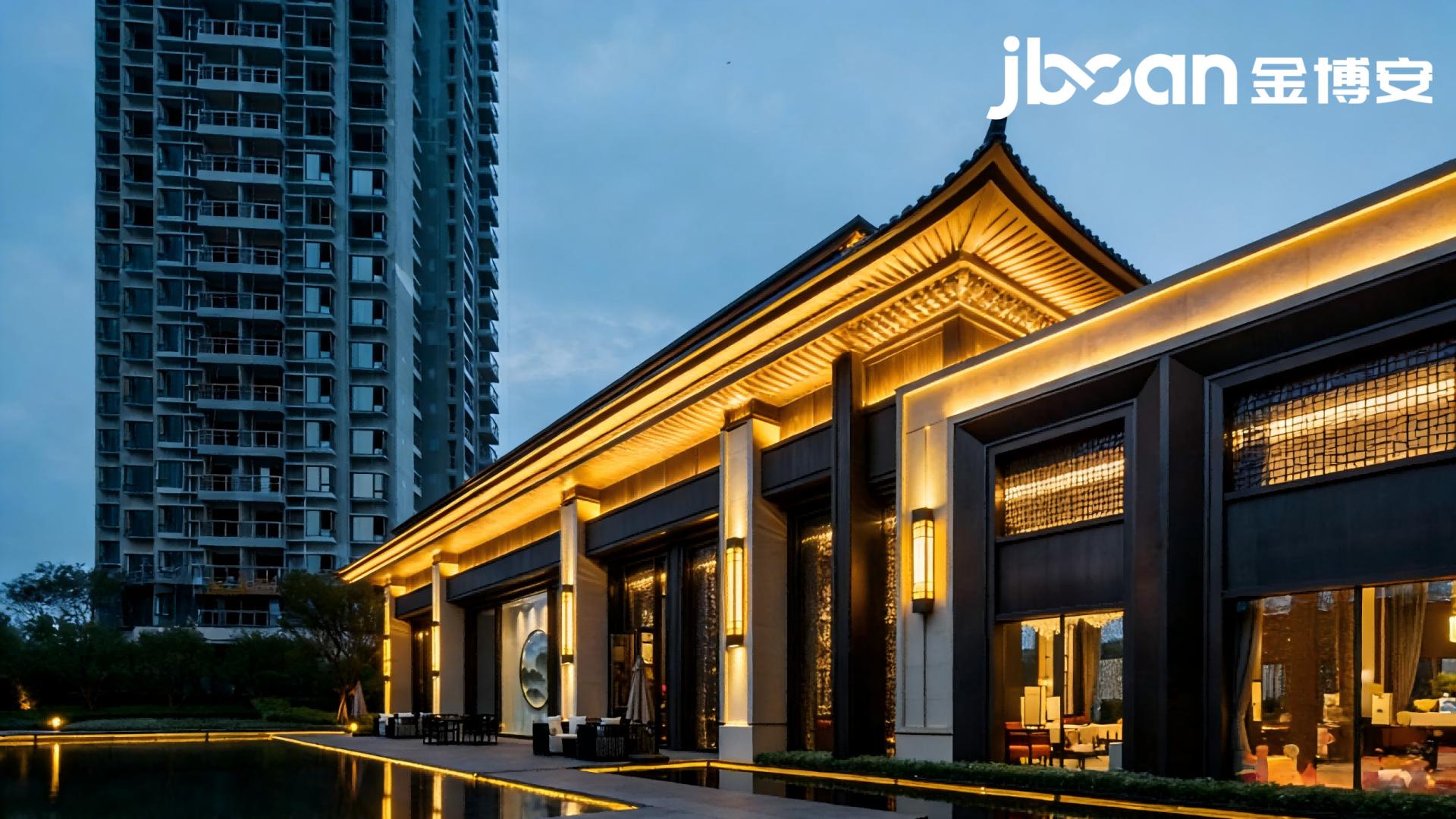 JBOAN金博安柔光LED 洗墙灯（3000K）：融创售楼中心的颜值担当