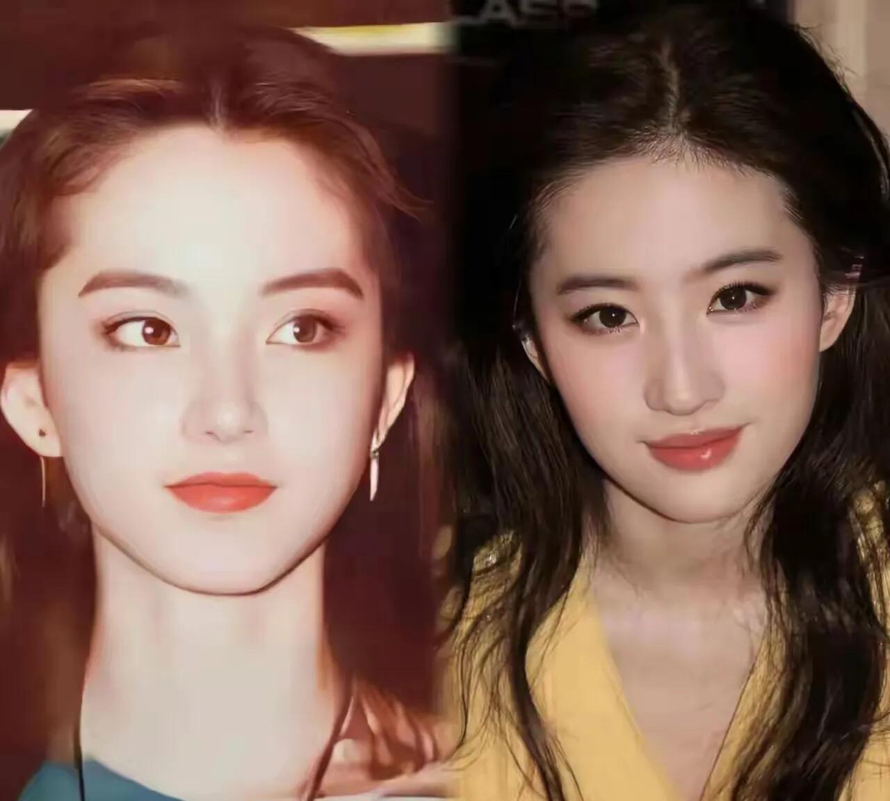 一个是几十年难得一遇的大美女，一个是人们口中的神仙姐姐，如果非要让你选一个最美的