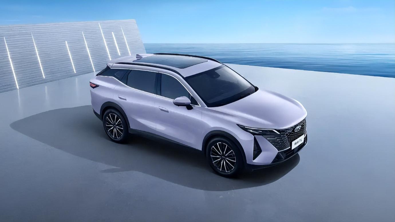 尺寸看齐CS75PLUS！瑞虎7L官图发布，配1.6T+256色氛围灯