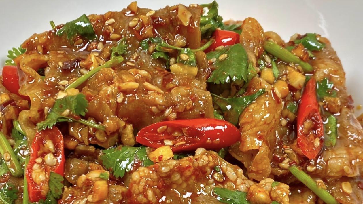 酸辣开胃！零失败香菜拌肥牛，厨房小白也能原地出摊