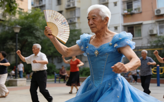 “不要叫我爸，请尊称我为公主殿下～”那天，我发现公公偷穿我公主裙，还对着镜子美美地转圈圈...