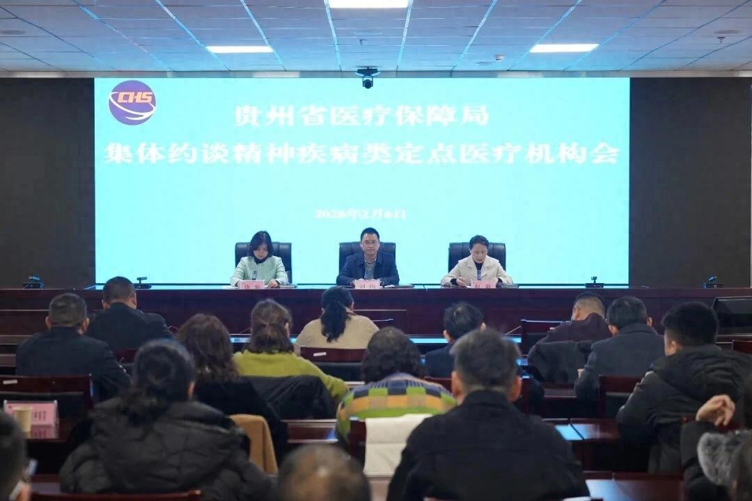 贵州省医疗保障局对全省精神疾病类医保定点医疗机构开展集体约谈