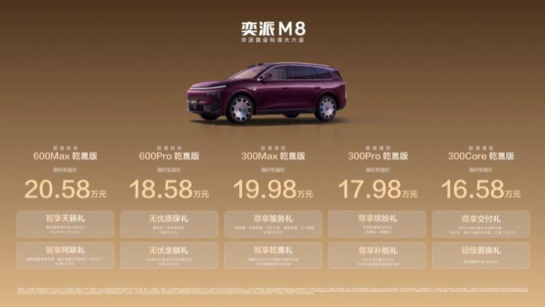 选车要选准，就选黄金标准！东风奕派M8限时权益价16.58万起上市