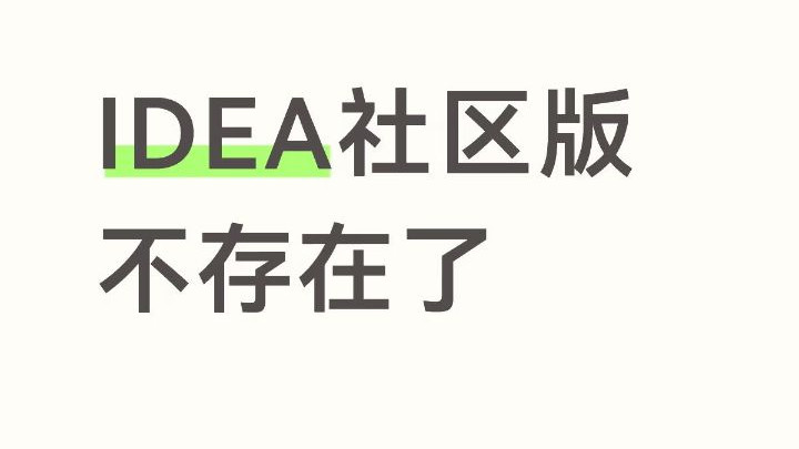 离谱！全网唱衰IDEA，可保住它的不止阿里
