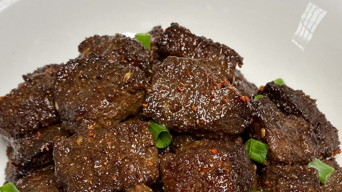 空气炸锅版孜然牛肉粒：厨房小白的解馋神器