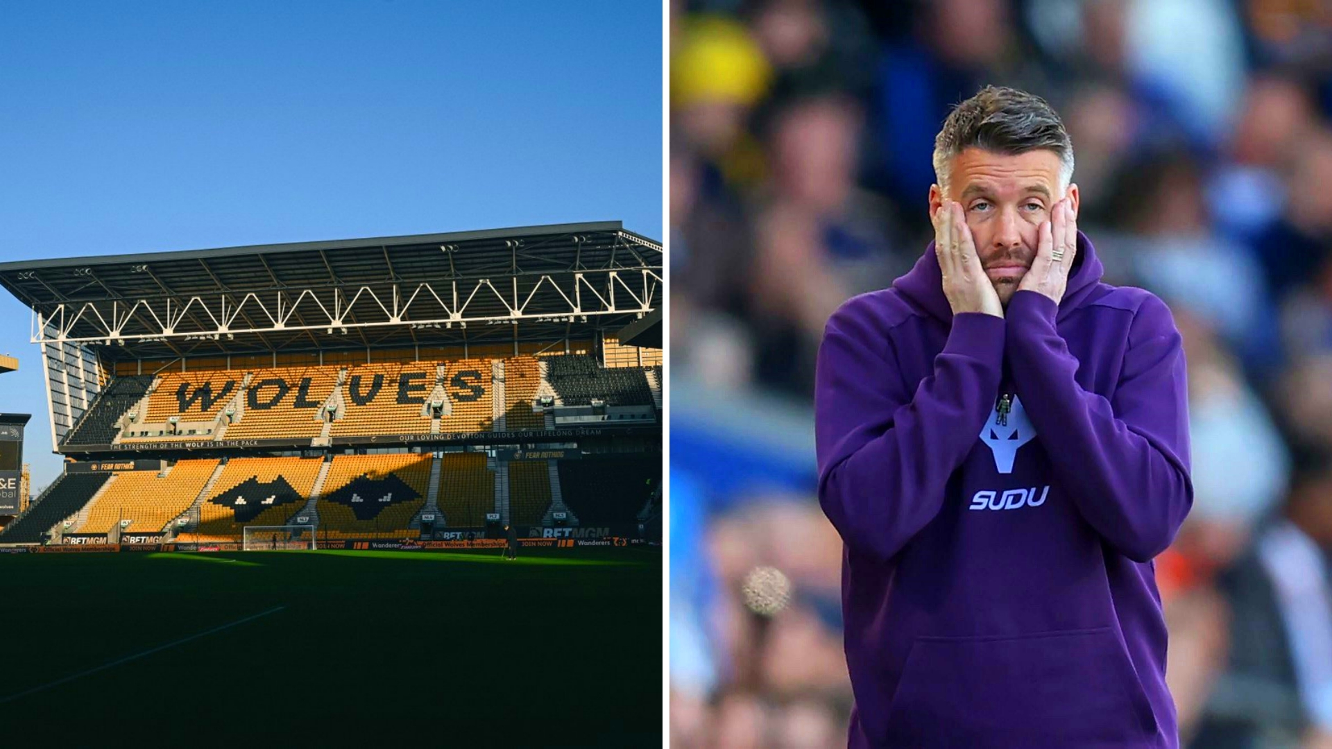 狼队落后第17名的西汉姆16分，理论上已无超越可能，已提前确定降级。
自18-1