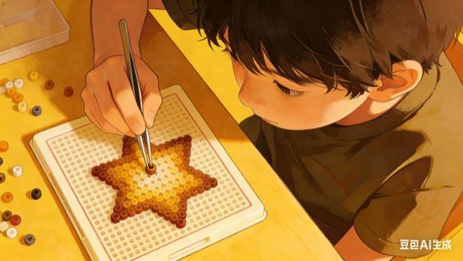 火爆的“拼豆”是带娃神器还是视力杀手？