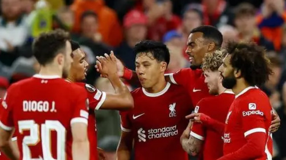 勒沃库森在欧联杯小组赛H组第3轮主场5-1大胜卡拉巴赫，继