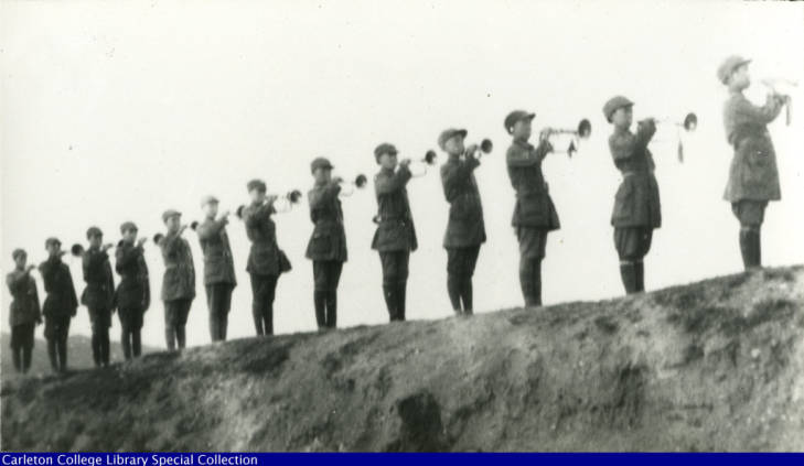 1938年，抗日根据地的八路军小战士。
