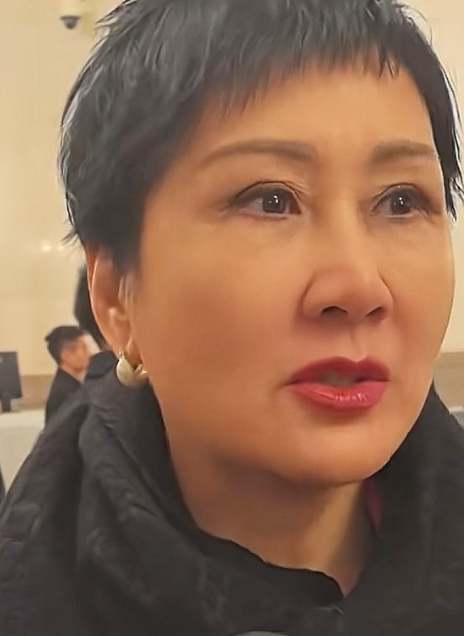 张凯丽这发型和性格很匹配
她说话很理性，也很严谨了，现在状态不错，眼睛是小点，但