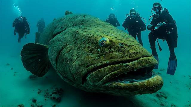 龙趸鱼：别看我胖，小鲨鱼见了我都得绕道走？