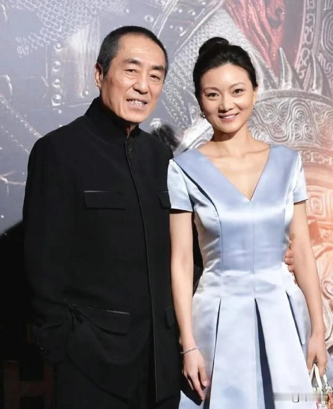 张艺谋找到陈婷是福气，陈婷遇到张艺谋是运气，双方都彼此最幸福的人生伴侣