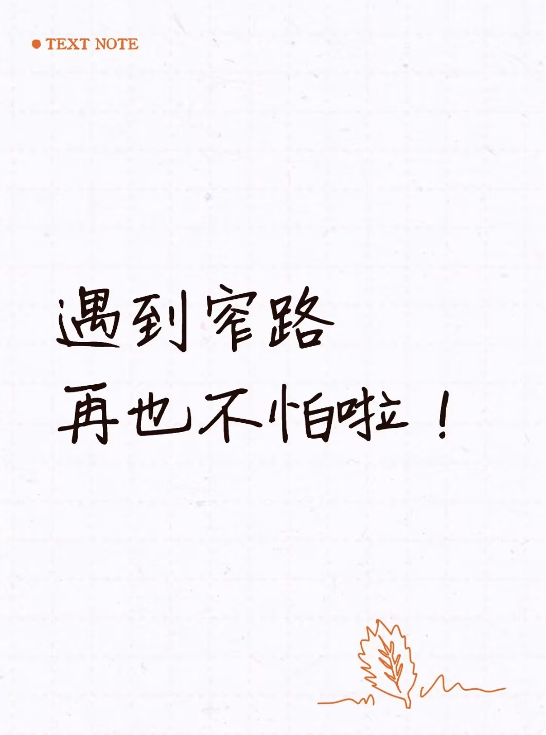 遇到窄路再也不怕啦！