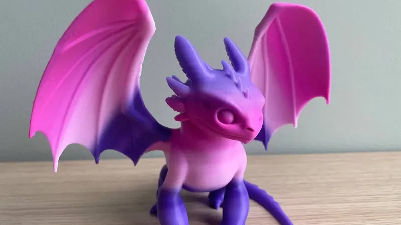 3D打印驯龙高手角色手板模型-齐乐手板