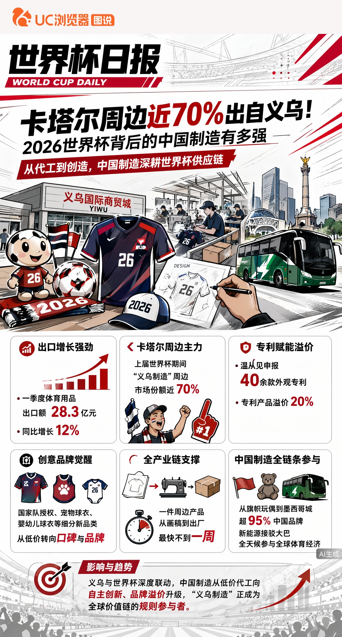 卡塔尔周边近70%出自义乌！2026世界杯背后的中国制造有多强