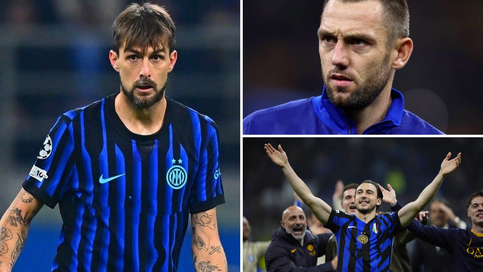 阿切尔比将在赛季剩余的两个多月里，为自己的国米生涯画上句号。
德弗里和达米安同样