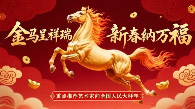 《金马呈祥·新春纳万福》著名艺术家黄绍凉（亮）向全国人民拜大年