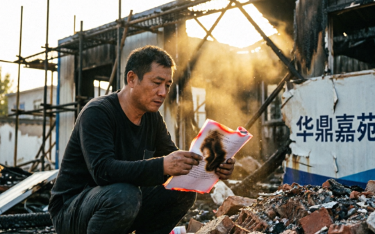 工地失火，举报偷工减料的老工人“畏罪自杀”。我在瓦砾下翻出他第二本账，事情的真相逐渐浮出水面……