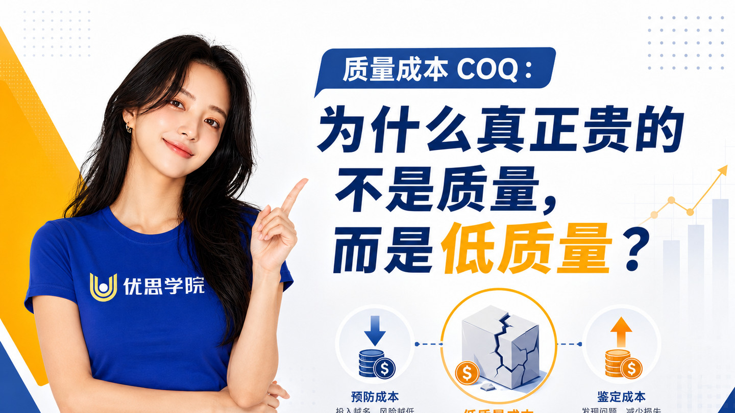 质量成本 COQ：为什么真正贵的不是质量，而是低质量？