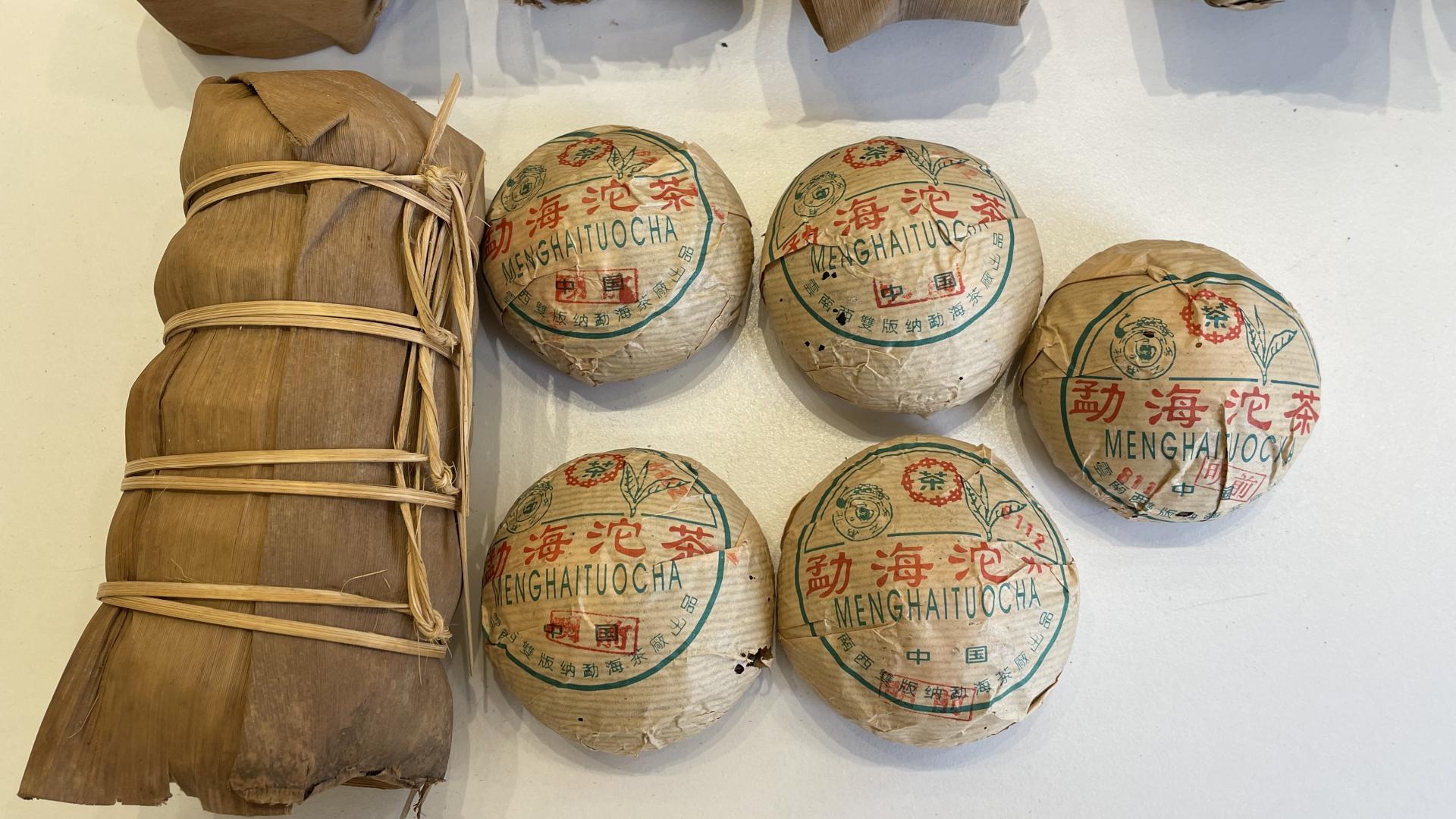 8112明前沱，2003年勐海茶厂小众精品沱，叶柄怀定制