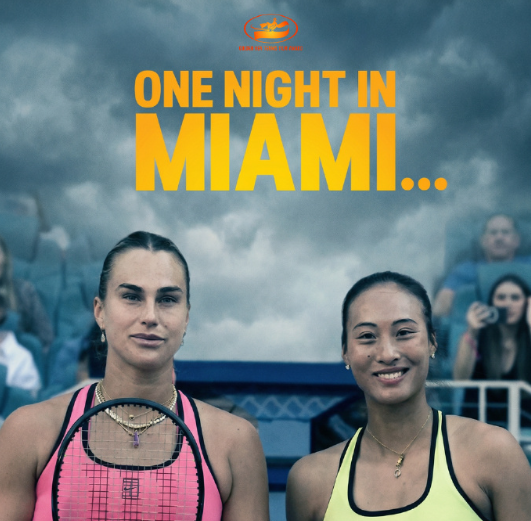 迈阿密女单第四轮，郑钦文3-6/4-6不敌世界第一萨巴伦卡，连续两年在本站赛事输