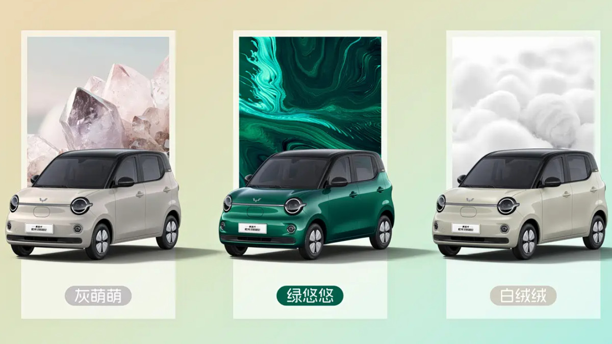 第五代五菱宏光MINI EV亮相 轴距2190mm 上半年上市