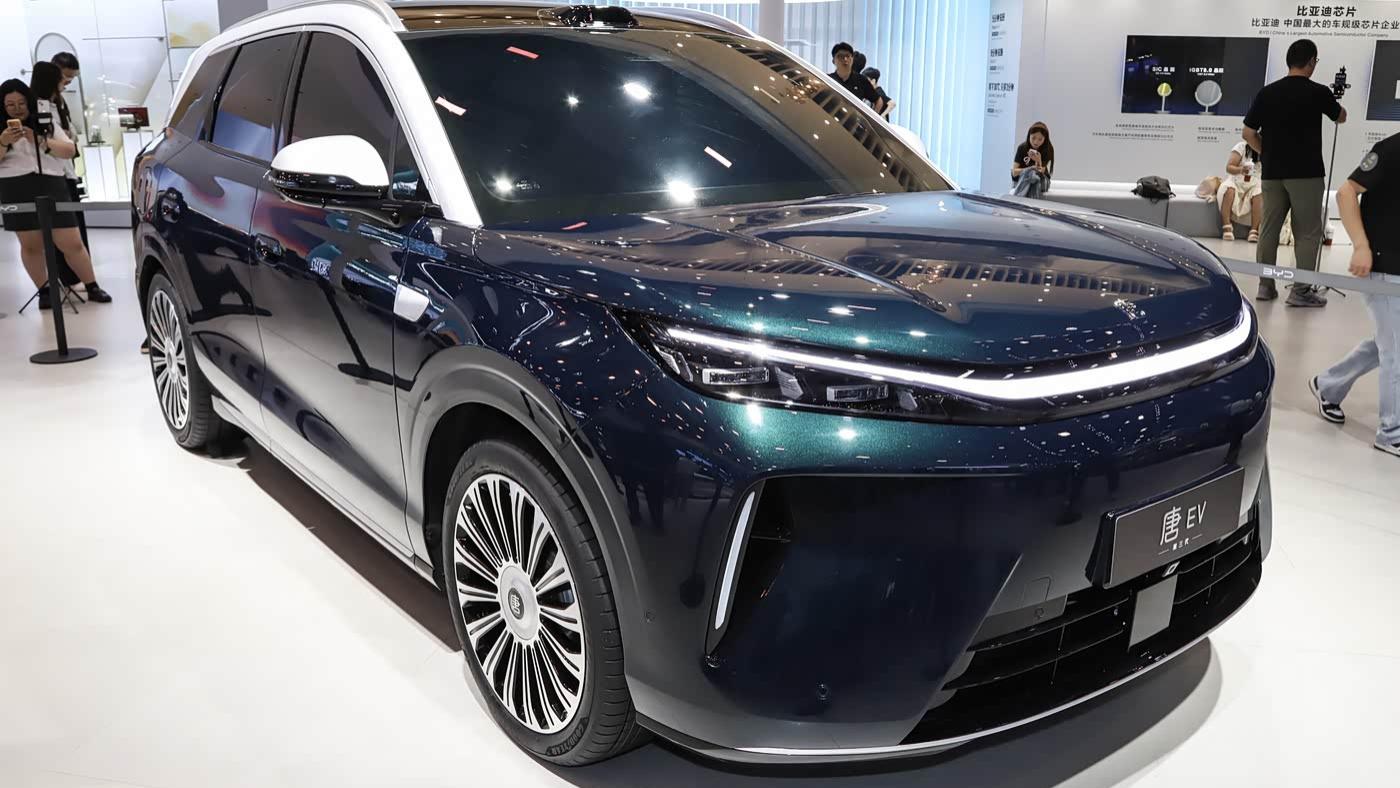 第三代比亚迪唐新能源成都车展首秀！配星际双屏座舱，续航850Km