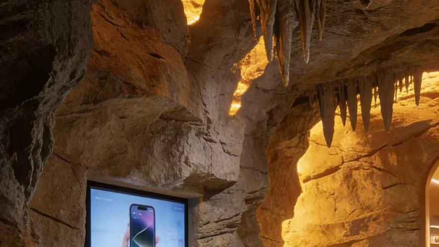 当都市邂逅地心秘境，遇见溶洞风内饰的快闪店