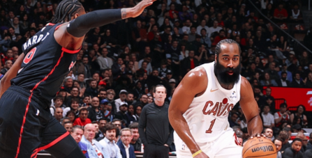 克服心魔！哈登天王山砍下23分带队拿下天王山。NBA季后赛首轮，骑士和猛龙的天王