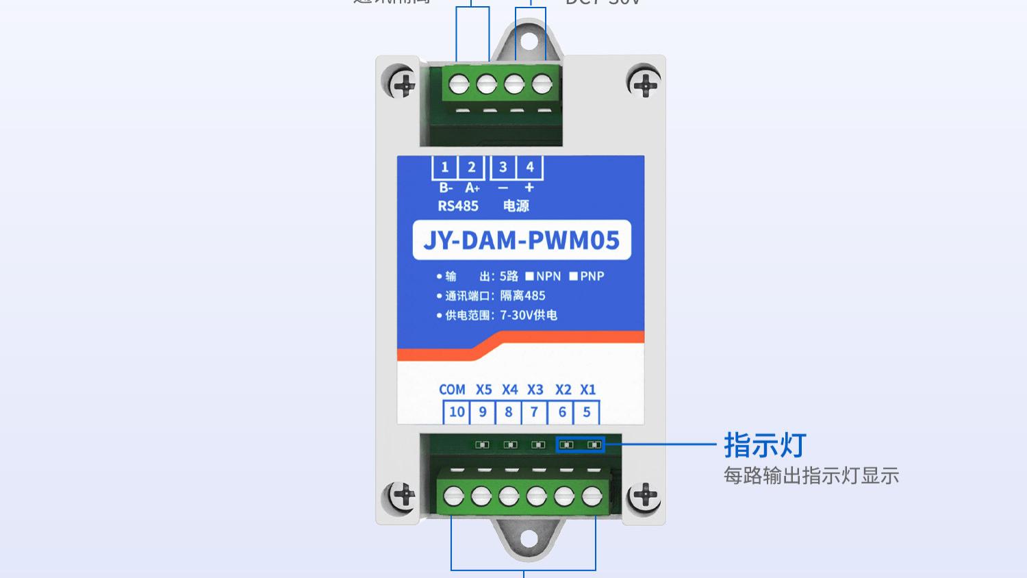 5路工业级脉冲输出模块：高集成模块化，降低工控运维成本
