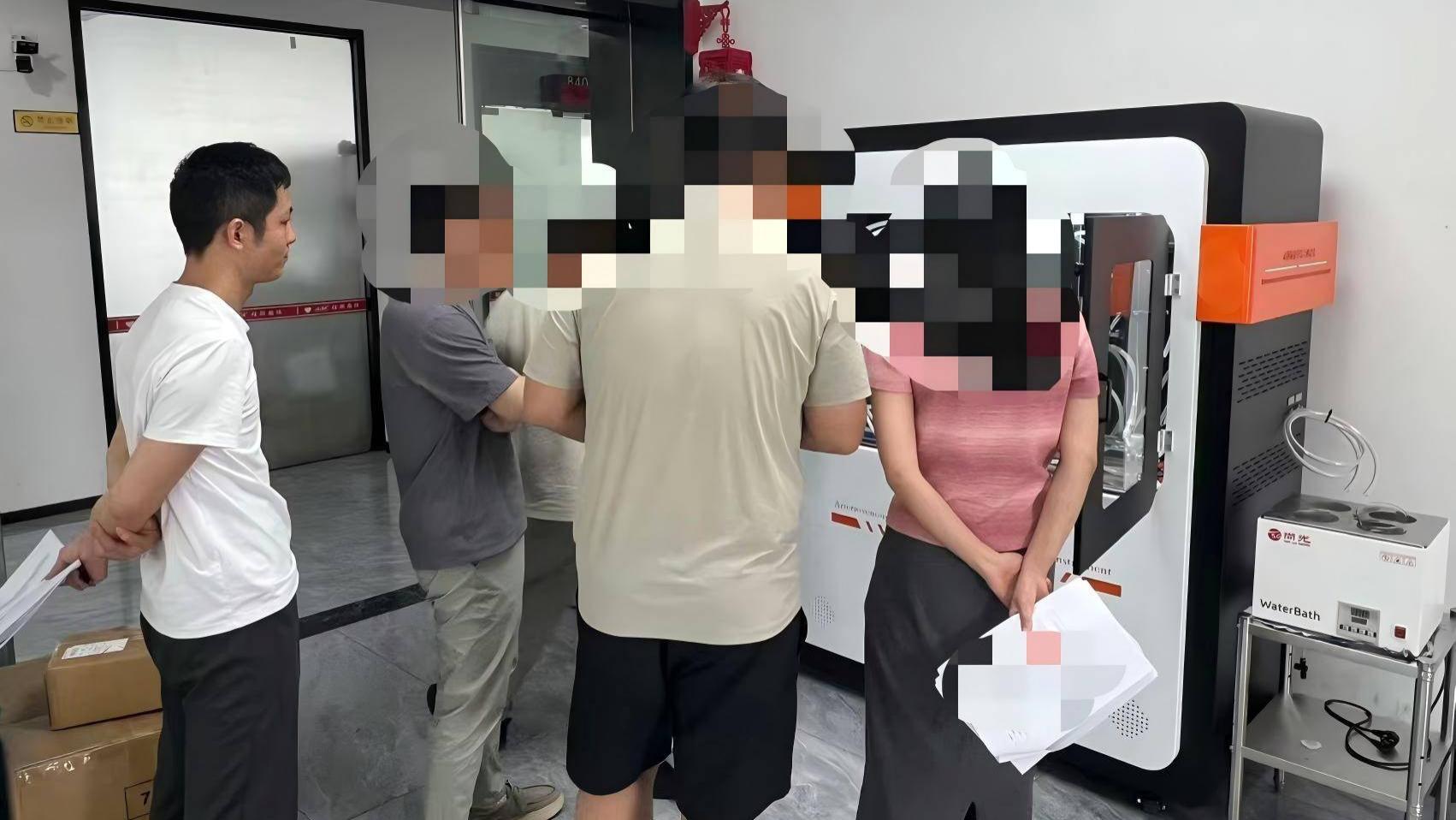 对标新版国标！苏州XX有限公司到访上海徽涛考察一次性使用动静脉插管综合性测试仪