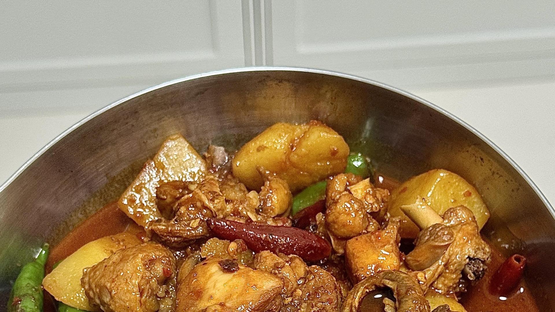 谁懂啊？土豆口蘑烧鸡吃一次爱一次！