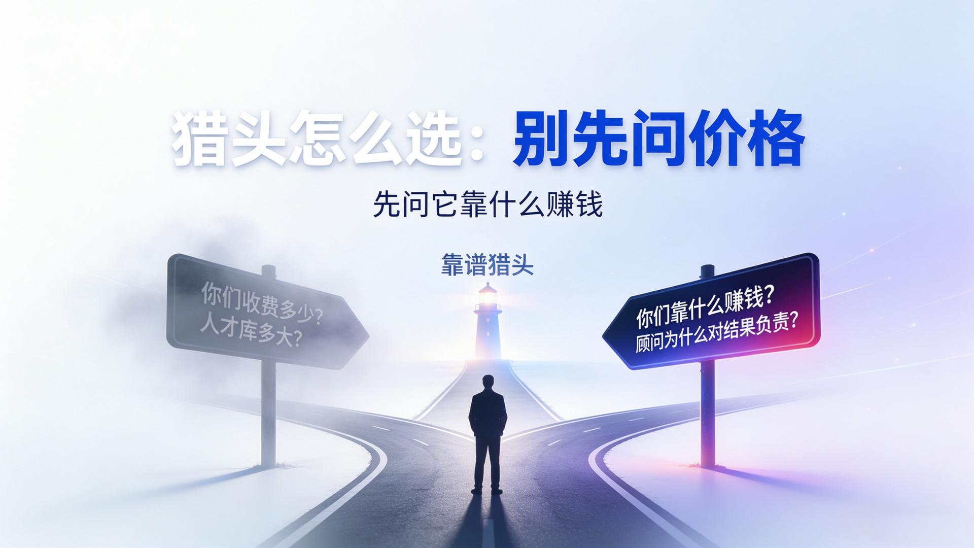 猎头公司怎么选：别先问价格，先问它靠什么赚钱