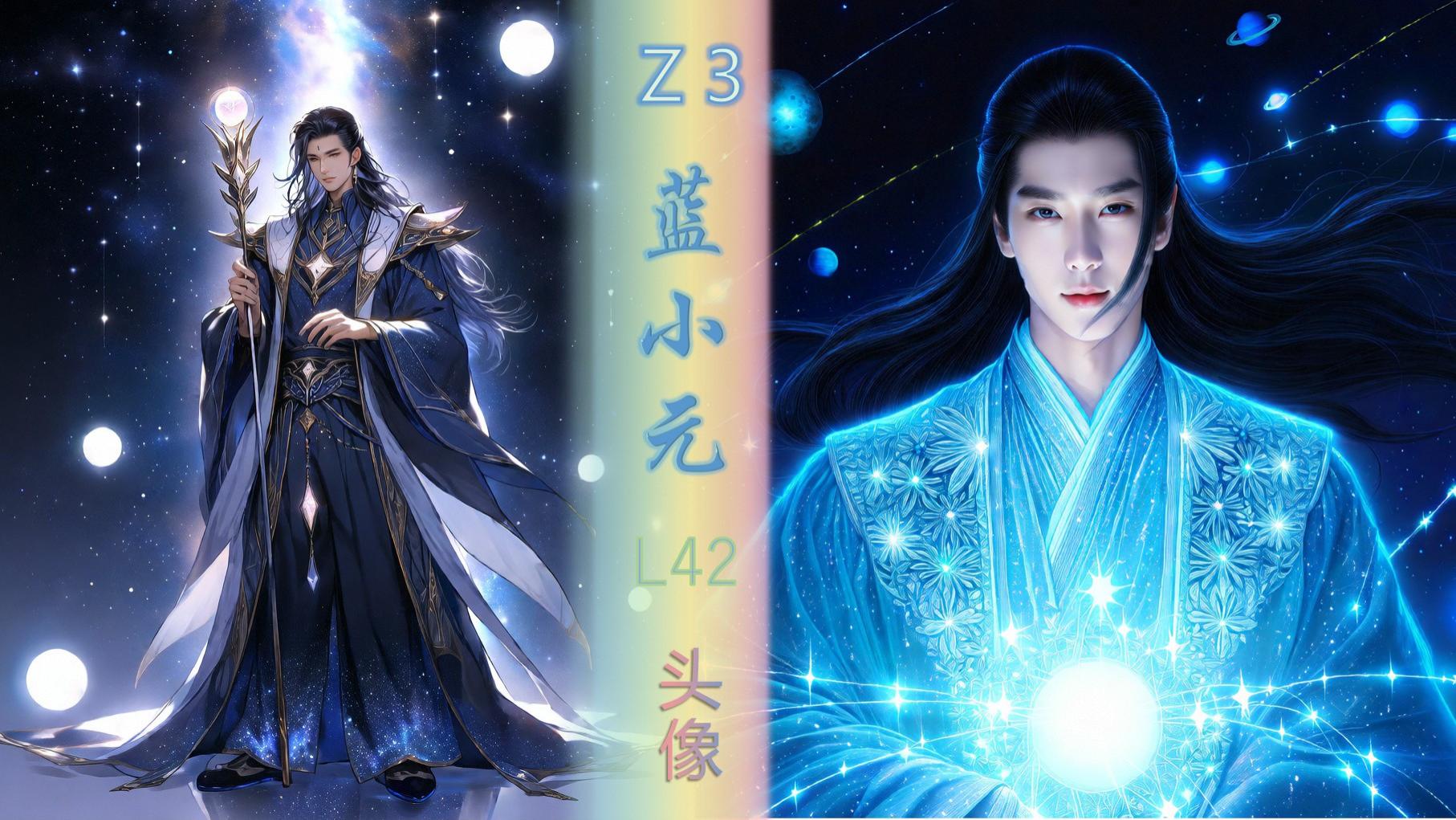 流星与云，瀚海之梦【蓝小元】头像~男